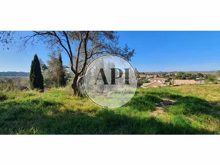 terrain 602m2 hors lotissement avec vue!