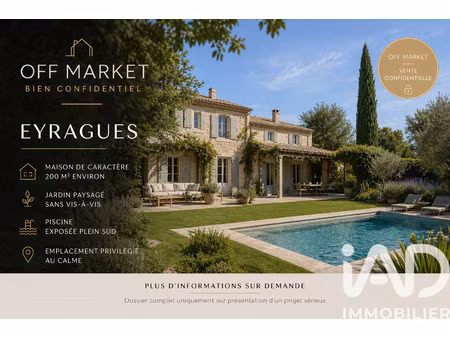 vente maison piscine à eyragues (13630) : à vendre piscine / 220m² eyragues