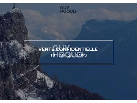 appartement aix les bains 3 pièce(s) 64.21 m2