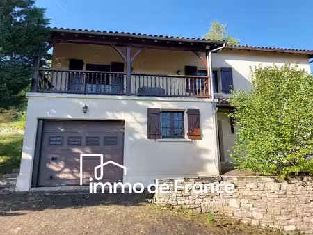 maison t5 sur deux niveaux 153m² hab.  garage et terrain de 2391m²