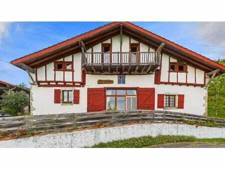 ancienne ferme basque - maison + gîte - 3617 m² - vue exceptionnelle
