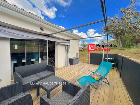 maison plain-pied 3 pièces avec terrasse sur terrain 316m2