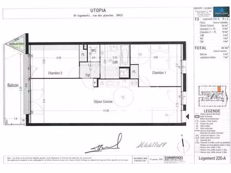 location appartement 3 pièces à bruz (35170) : à louer 3 pièces / 67m² bruz