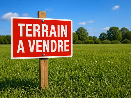terrain plat et viabilisé