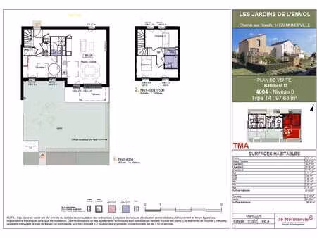 location appartement 4 pièces à mondeville (14120) : à louer 4 pièces / 97m² mondeville