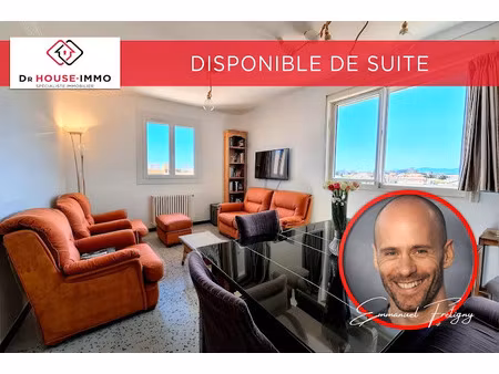 vente appartement 3 pièces 61.27 m² à canet-en-roussillon (66140)  157 000 €
