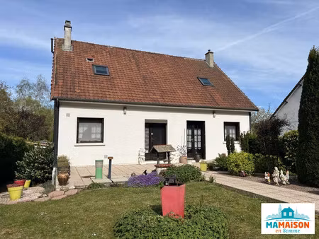 morcourt (80340)  maison familiale sur sous-sol complet avec aut