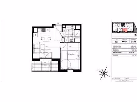 vente programme neuf appartement à avrillé (49240) : à vendre appartement / 36m² avrillé