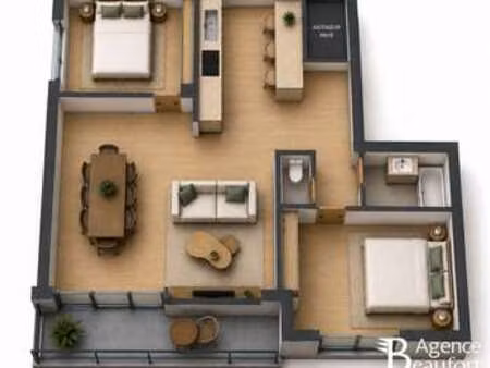 vente appartement 3 pièces à saint-gilles-croix-de-vie (85800) : à vendre 3 pièces / 61m² 