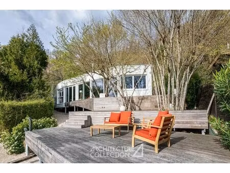 maison contemporaine en bord de seine