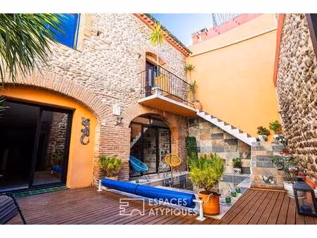 maison de village de prestige avec piscine balinaise