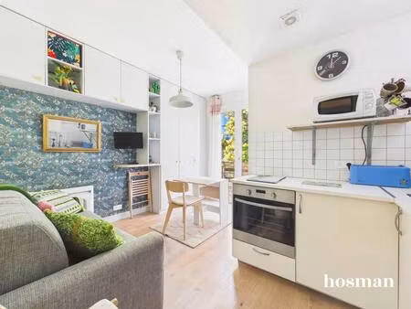 magnifique - studio - 15 5 m2 - rénové en 2020 - à proximité directe du parc des buttes ch