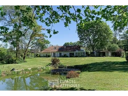 propriété de charme avec lac privé