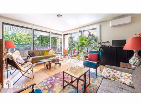 ile de la jatte - appartement 107m² et extérieurs - a vendre