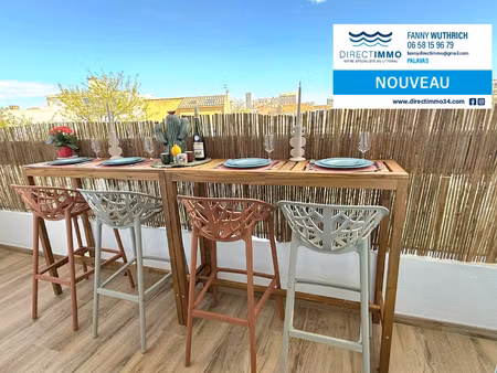 f3 cabine entierement renove + double parking