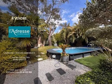 vente maison piscine à nantes beaujoire - saint-joseph (44000) : à vendre piscine / 174m² 