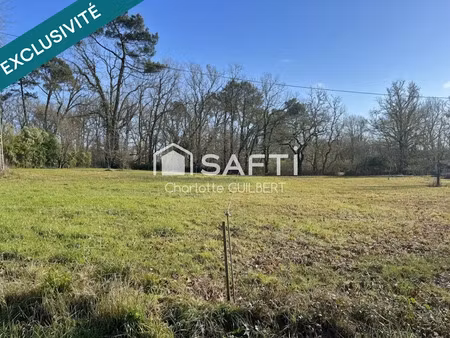 vente terrain 1455 m² à pompogne (47420)  48 500 €
