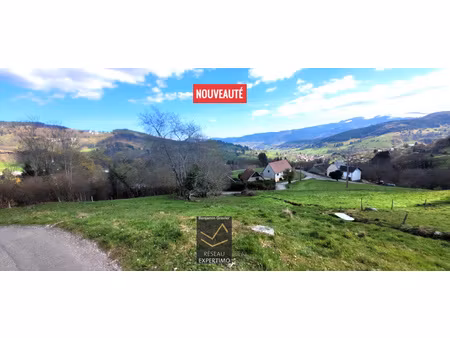 terrain de construction sur petite hauteur  bien orienté et vue dégagée exceptionnelle