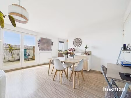 appartement 3 pièces de 65 43 m² avec terrasse et double parking - rue de la convention  n