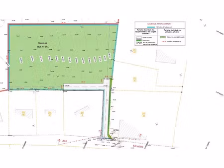 vente terrain 6062 m² à rioz (70190)  89 000 €