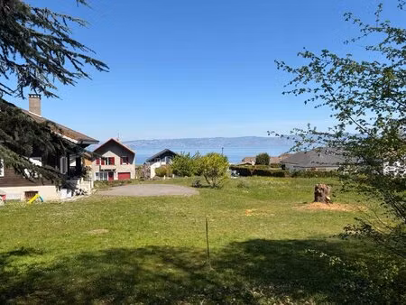 terrain à bâtir 1 064 m² - vue lac imprenable - libre de cons