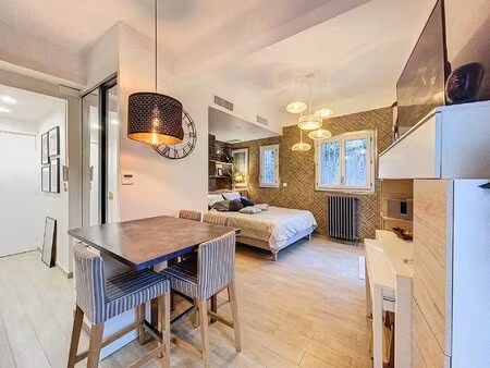 nice - st maurice : magnifique studio en rez-de-jardin