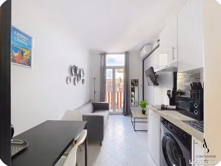 magnifique t2 meublé 31m2 cannes centre ville