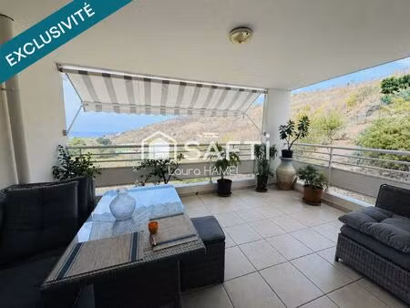 appartement t3 au 2ème étage  vue mer.