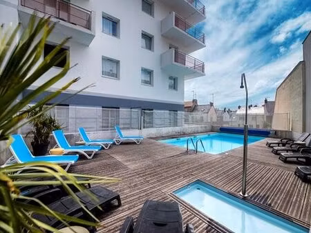 saint-nazaire : idéal investissement locatif studio meublé avec parking