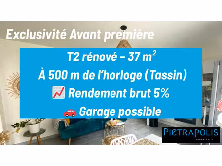 tassin special investisseurs - appartement t2 37m² - garage