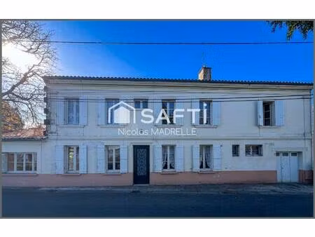 ambès – maison en pierre avec vue exceptionnelle sur la dordogne