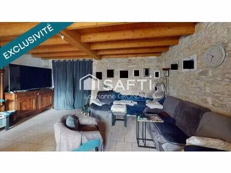 maison charentaise avec deux logements indépendants – t5 + t4 – bignay (17400)