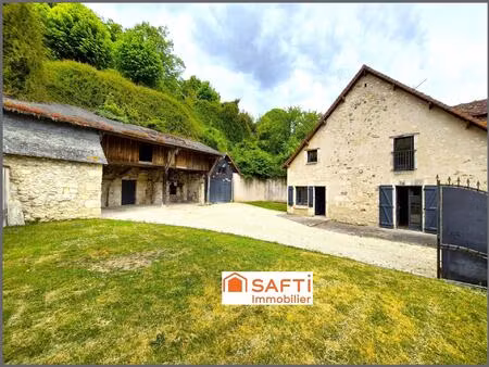 maison 2ch + jardin + dépendances + troglo