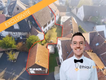 maison caractère sur 3ares avec jardin et garage