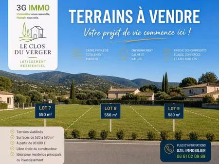 terrain constructible