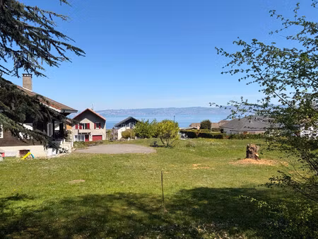 terrain à bâtir 1 064 m² - vue lac imprenable - libre de cons
