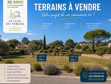 terrain constructible