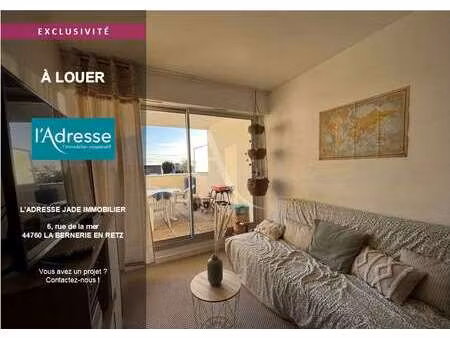 location appartement 2 pièces meublé à la bernerie-en-retz (44760) : à louer 2 pièces meub
