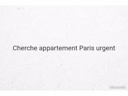 cherche studio paris