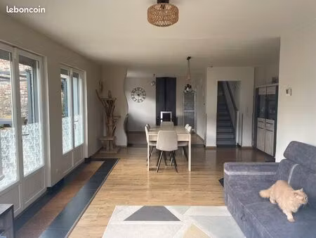 maison individuelle  semi-plain-pied  jardin + garage