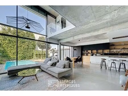 maison d'architecte avec piscine et rooftop