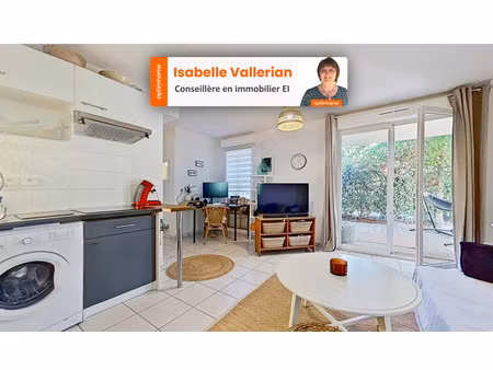 a vendre proche toulouse (31) appartement 2 pièces avec double parking et jardin