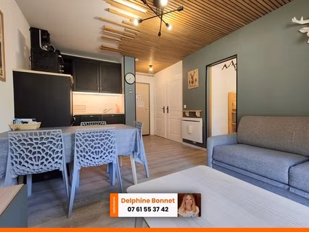 centre station valfréjus  2p 26 m2 avec balcon entièrement rénové