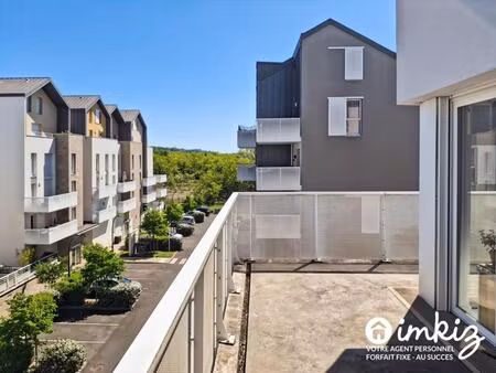 appartement 3 pièces - balcon 13m²