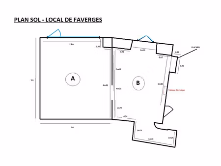droit au bail au centre de faverges !