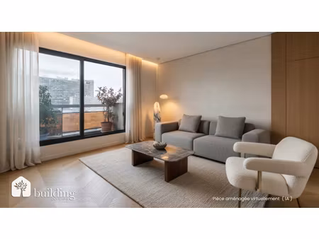 courbevoie hôtel de ville - appartement 2 pièces de 43.95 m² avec balcon