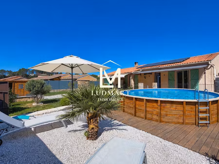 carcès : maison prête à vivre  plein sud  dans un environnem