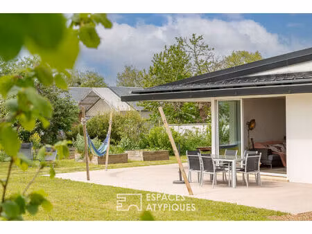 maison contemporaine de plain-pied  2 gîtes  proximité mer