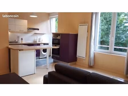 t2 meublé 40 m² expo sud / proche iut / hospital