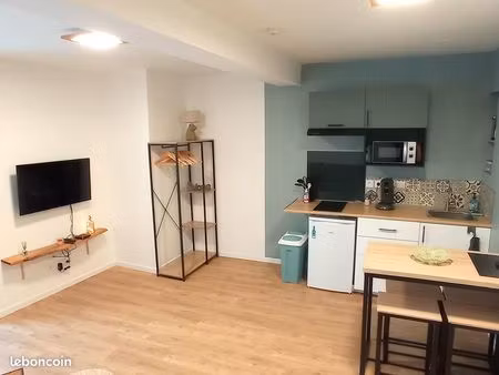 studio meublé refait à neuf – 28 m² – proche gare